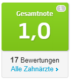 Bewertungen unserer Praxis auf Jameda